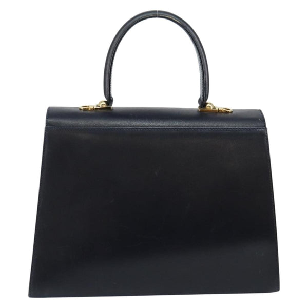 Salvatore Ferragamo Gancini Convertible Top Handle Bag Leather Medium
