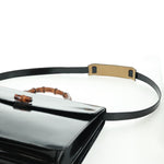 Gucci Vintage Bamboo Handle Bag Patent leather - image 19
