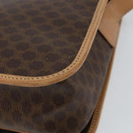 Celine Vintage Macadam Shoulder Bag Canvas and Leather - image 10
