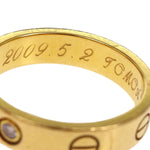 Cartier Love Wedding Band 1 Diamond Ring 18K Rose Gold with Diamond - image 3