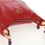 Prada Striped Strap Zip Hobo Vitello Daino Medium - image 20