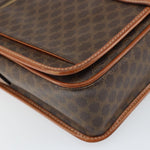 Celine Vintage Macadam Shoulder Bag Canvas and Leather - image 10