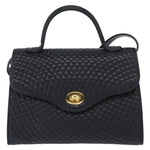 Bally Vintage Handbag Quilted Leather - image 18