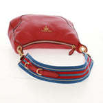 Prada Striped Strap Zip Hobo Vitello Daino Medium - image 8