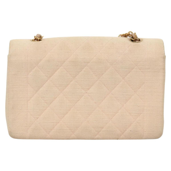 Chanel Vintage Diana Flap Bag Quilted Canvas Small