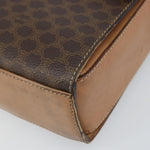 Celine Vintage Macadam Circle Logo Shoulder Bag Canvas and Leather - image 10