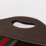 Gucci Vintage Web Sherry Line Handbag Suede - image 13