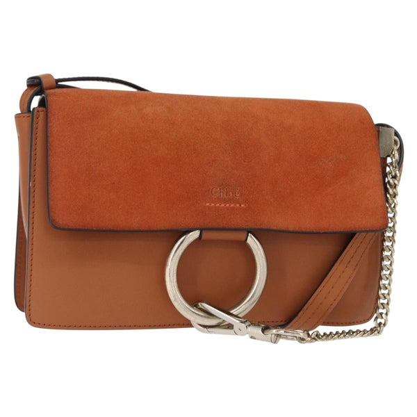 Chloe Faye Shoulder Bag Leather and Suede Small - image 1