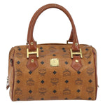MCM Visetos Handbag Canvas and Leather - image 1