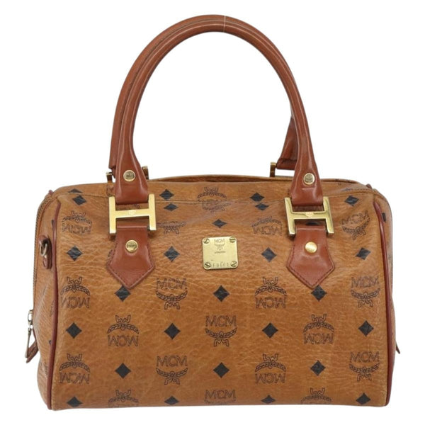 MCM Visetos Handbag Canvas and Leather - image 1