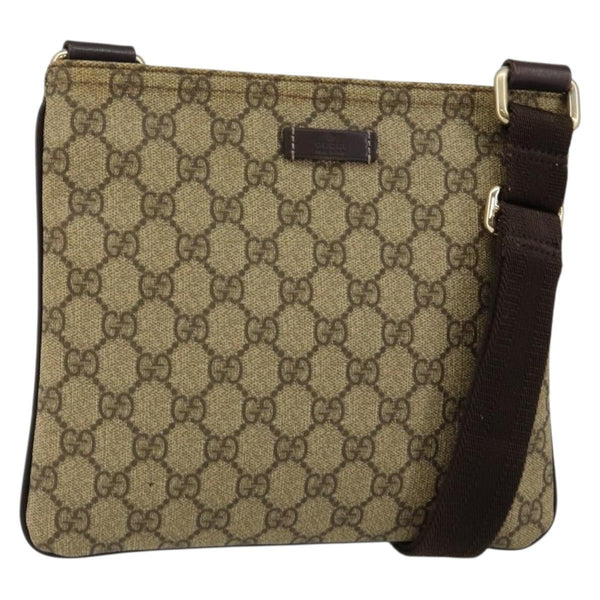 Gucci Flat Messenger Bag GG Canvas Medium - image 1