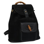 Gucci Gucci bamboo backpack daim mini - image 13