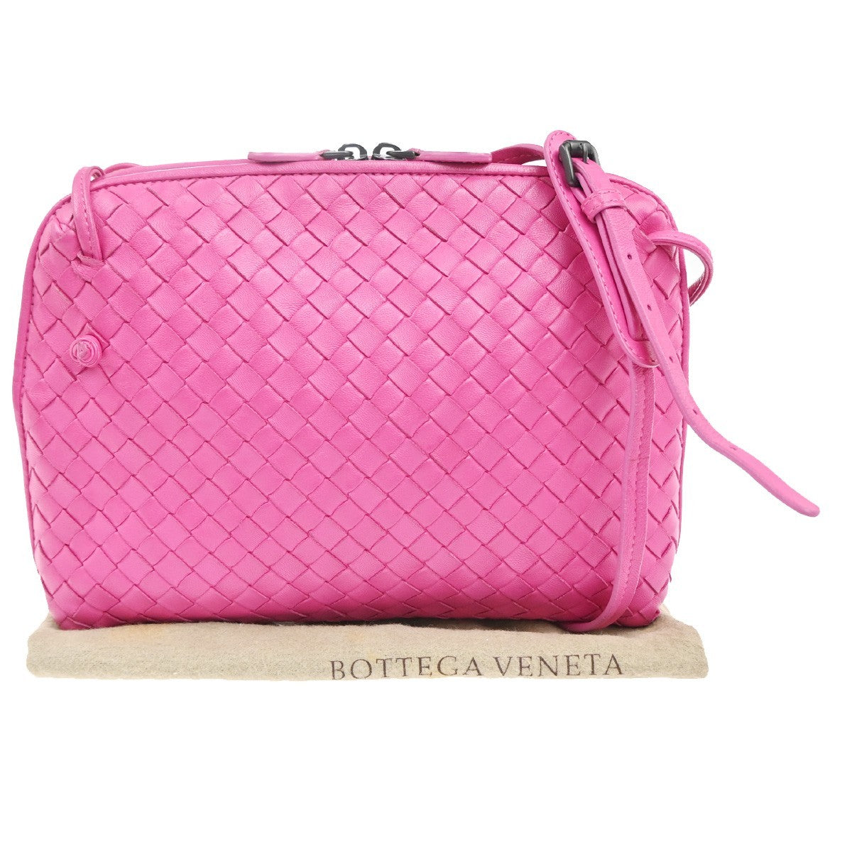 Bottega Veneta Nodini Crossbody Bag Intrecciato Nappa Medium - image 1