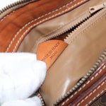 Celine Vintage Macadam Handbag Canvas and Leather - image 7
