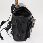 Gucci Vintage Bamboo Backpack Leather - image 4