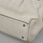 Salvatore Ferragamo Gancini Buckle Shoulder Bag Leather Large - image 10
