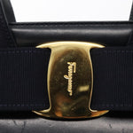 Salvatore Ferragamo Convertible Vara Bow Tote Leather Small - image 12