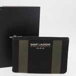 Saint Laurent Beach Zip Pouch Canvas Medium - image 13