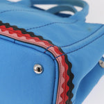 Prada Canapa Convertible Tote Canvas with Applique Mini - image 12