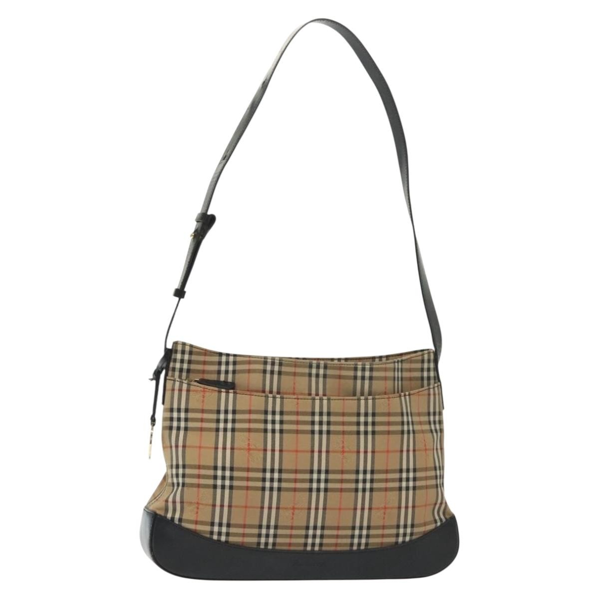 Burberry Shoulder Bag Nova Check Canvas - image 1