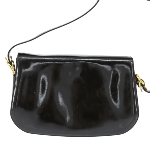 Celine Vintage Carriage Flap Clutch Leather