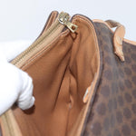 Celine Vintage Macadam Shoulder Bag Canvas and Leather - image 20