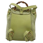 Gucci Gucci bamboo backpack daim mini - image 2
