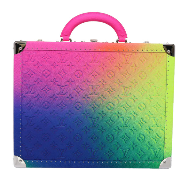 Louis Vuitton Cotteville Trunk Limited Edition Illusion Monogram Taurillon Leather 40