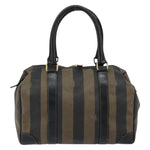 Fendi Vintage Pequin Boston Bag Coated Canvas Medium - image 2