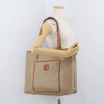 Celine Vintage Macadam Tote bag Canvas and Leather - image 14