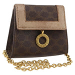 Celine Vintage Macadam Shoulder Bag Canvas and Leather - image 16