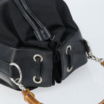 Gucci Vintage Bamboo Bucket Bag Nylon and Leather Small - image 13
