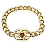 Chanel Vintage CC Turnlock Chain Bracelet Metal - image 1