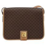 Celine Vintage Macadam Shoulder Bag Canvas and Leather - image 18