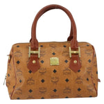 MCM Visetos logogramme Handbag Canvas and Leather - image 1
