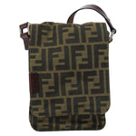 Fendi Flat Messenger Bag Zucca Canvas - image 17