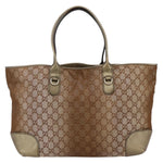 Gucci Heart Bit Open Tote GG Canvas with Leather Large - image 2