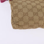 Gucci Vintage Double Belt Bag GG Canvas with Leather Small - image 11