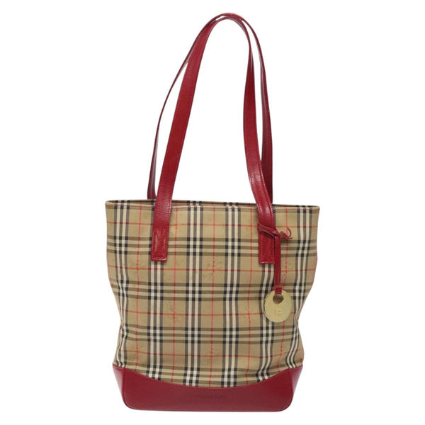 Burberry Nova Check Tote Canvas and Leather - image 1