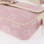 Salvatore Ferragamo Gancini Shoulder Bag Canvas - image 10