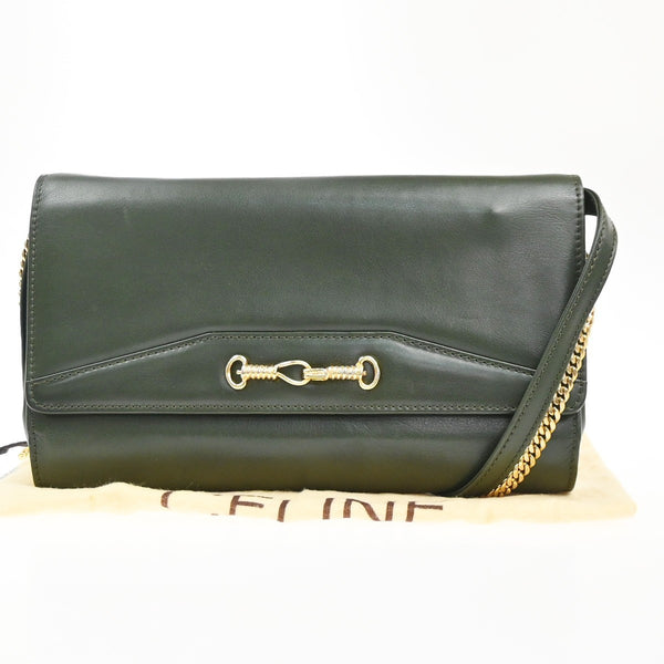 Celine Vintage Shoulder Bag Leather - image 1