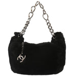 Chanel Chain Hobo Lapin Fur Small - image 1