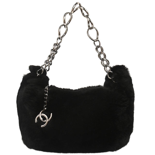 Chanel Chain Hobo Lapin Fur Small - image 1