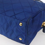 Prada Chain Shoulder Bag Quilted Tessuto Large - image 11