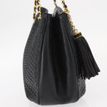 Bally Vintage Chain Shoulder Bag Quilted Leather - image 4
