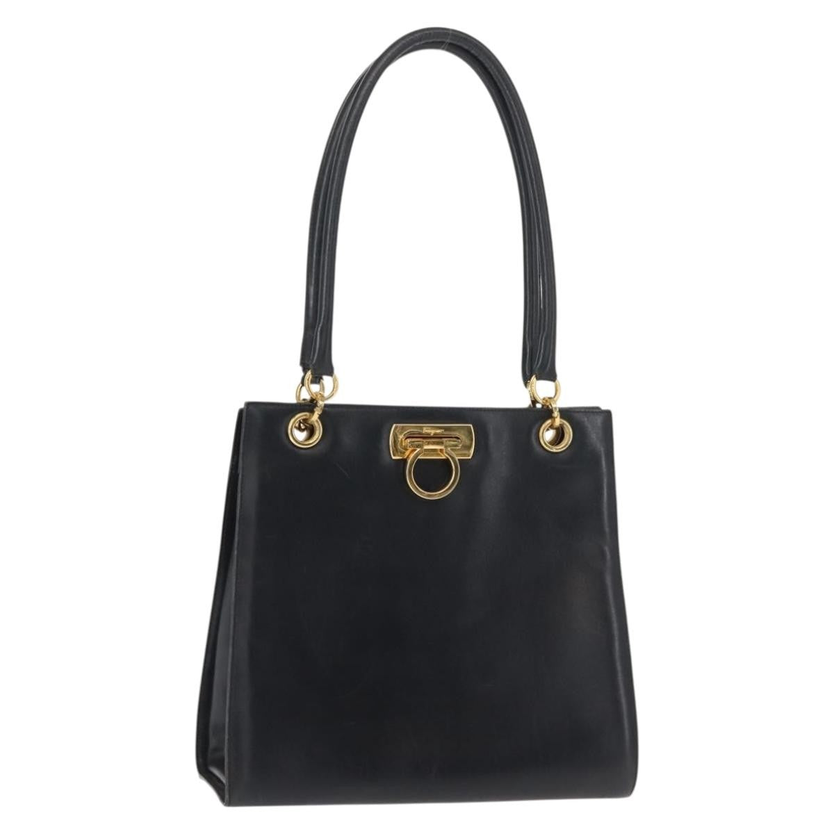 Salvatore Ferragamo Gancini Shoulder Bag Leather - image 1