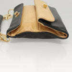 Chanel Chocolate Bar CC Handbag Quilted Lambskin - image 4