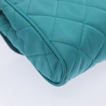 Prada Pushlock Chain Flap Bag Quilted Tessuto Mini - image 12