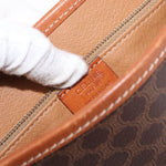 Celine Vintage Macadam Shoulder Bag Canvas and Leather - image 6
