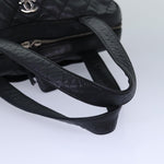 Chanel Vintage CC Zip Around Bowler Bag Quilted Caviar Medium - image 8